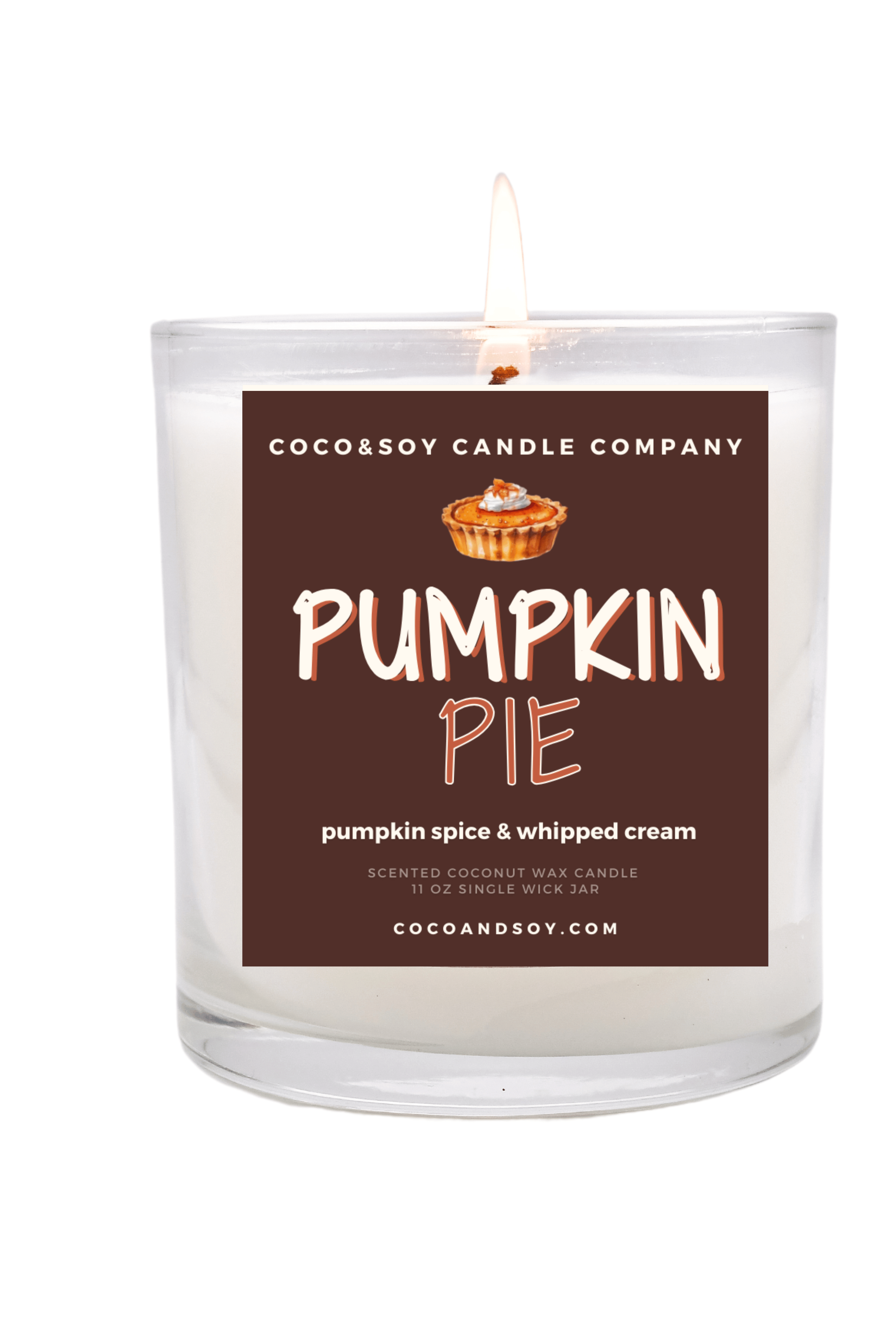Pumpkin Pie Wax Melts & Candles CocoandSoy Candle Company