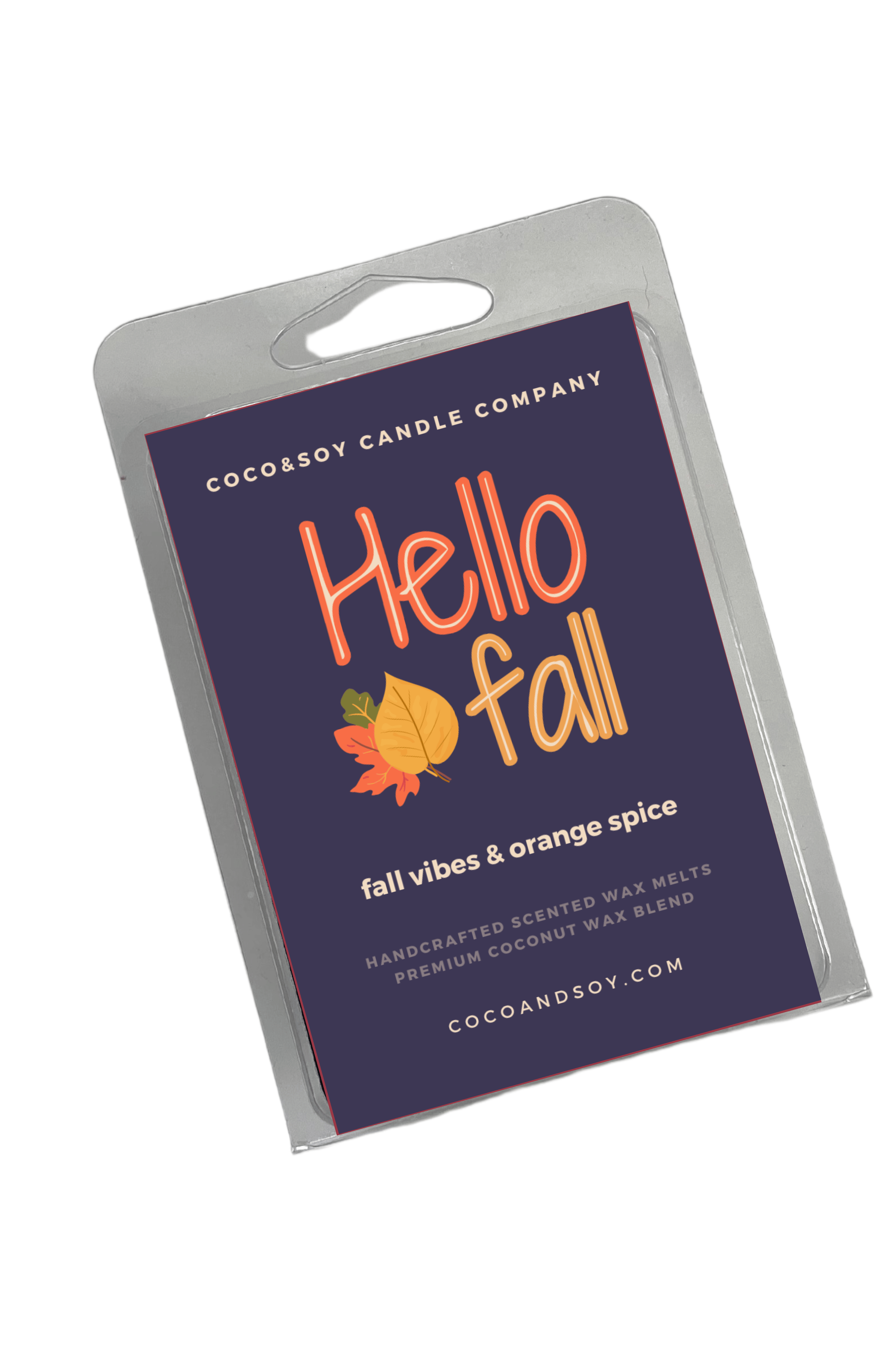 Hello Fall Wax Melts & Candles CocoandSoy Candle Company