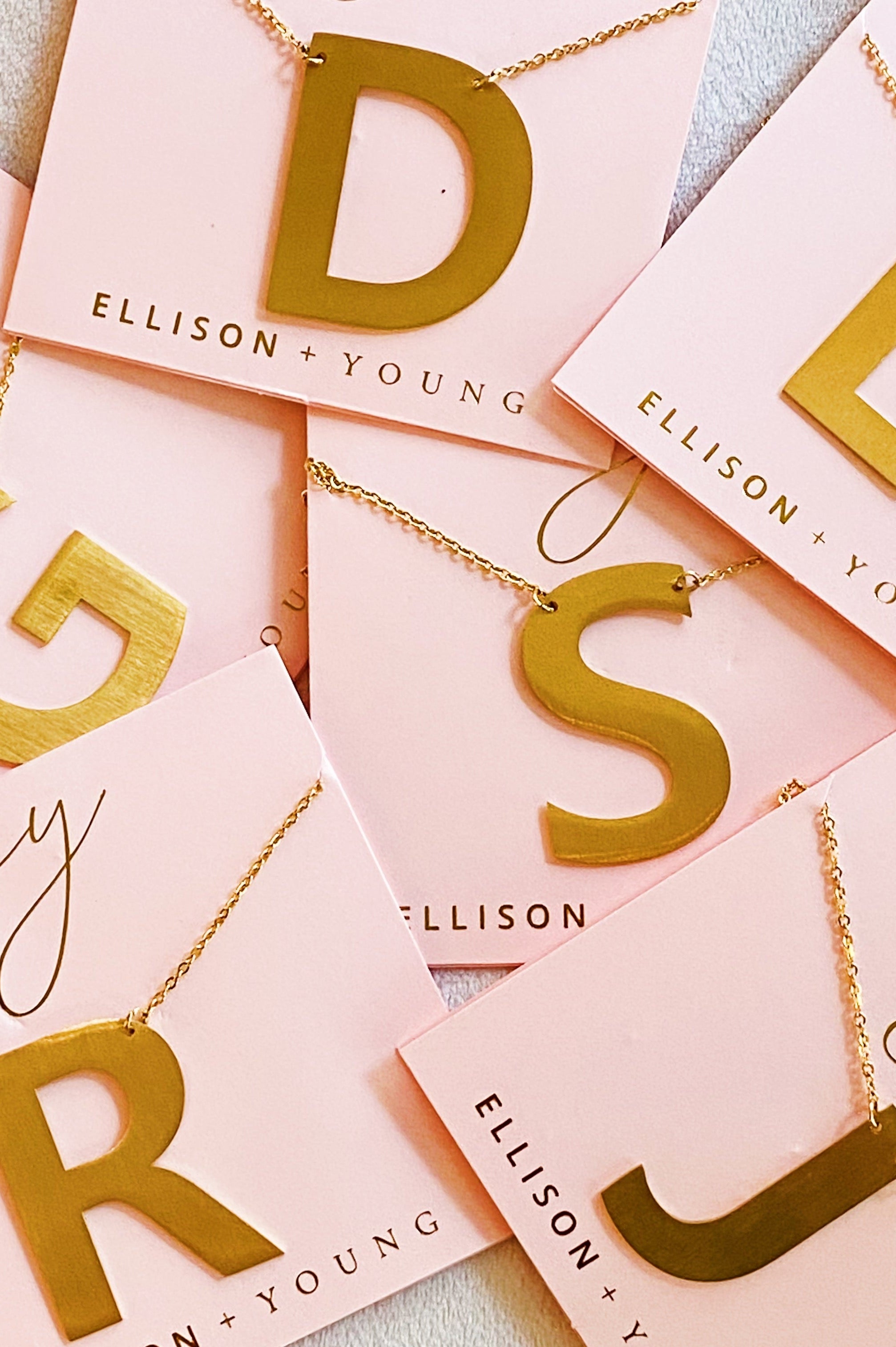 Ellison + Young: Boldly You Initial Necklace Ellisonyoung.com