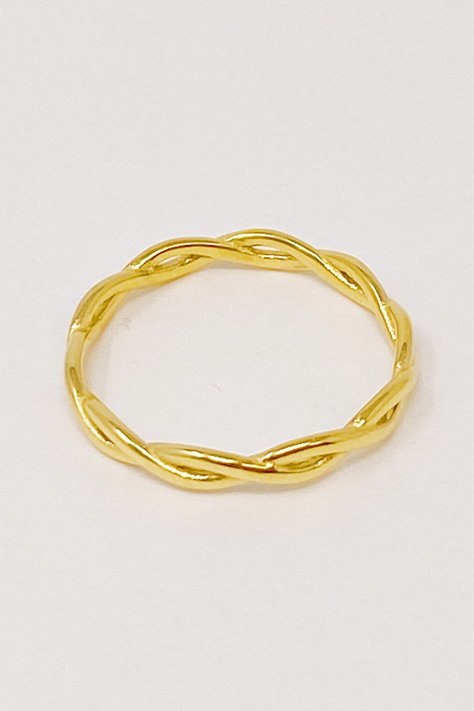 Dainty Twisted Rope Ring Ellisonyoung.com