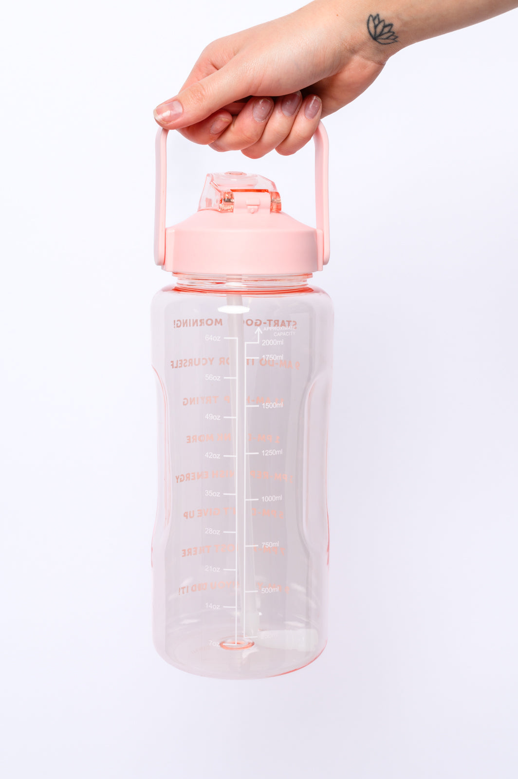 Elevated Water Tracking Bottle in Pink Ave Shops