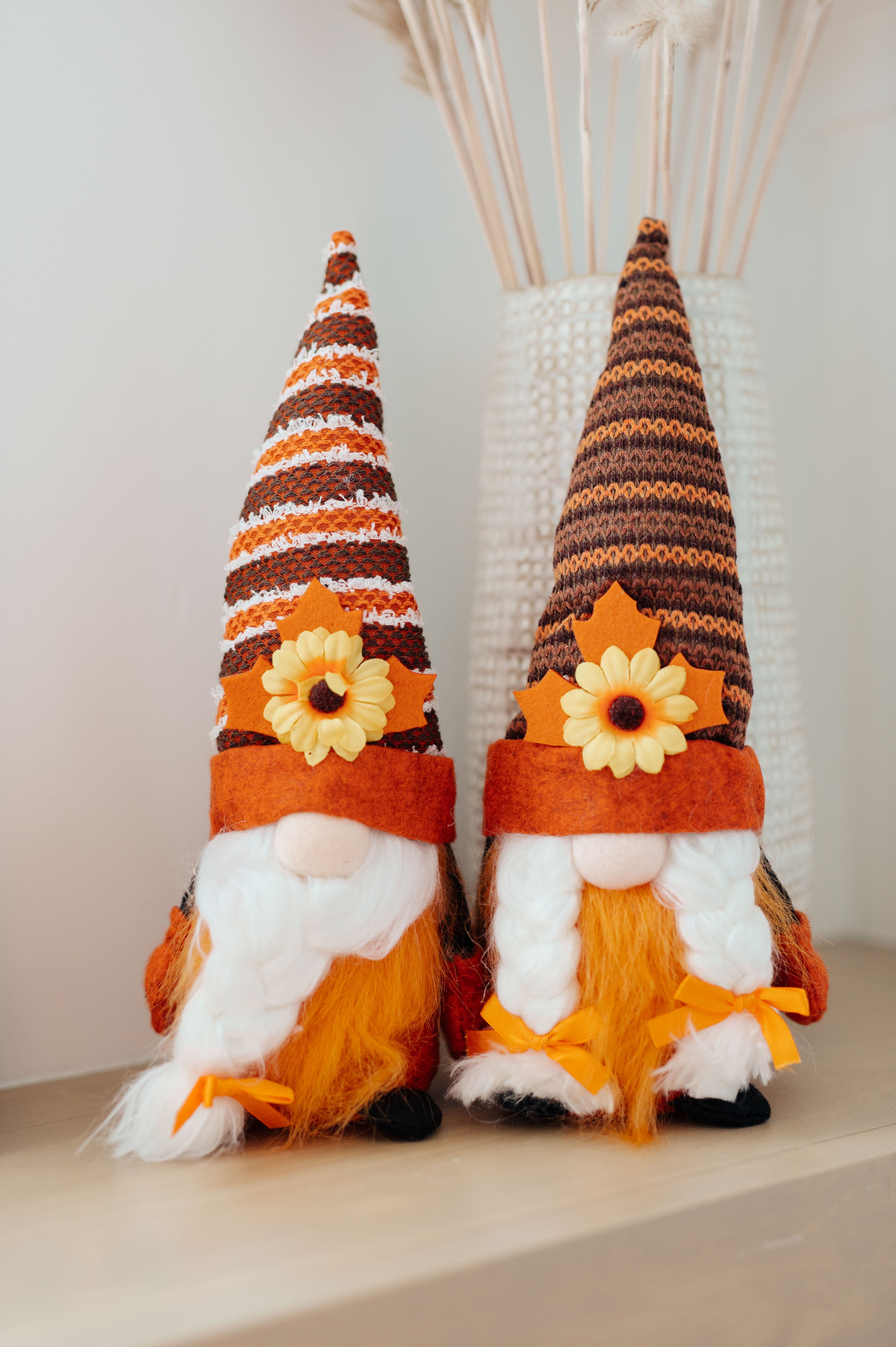 Fall Flowers Gnomes Set of 2 Ave Shops