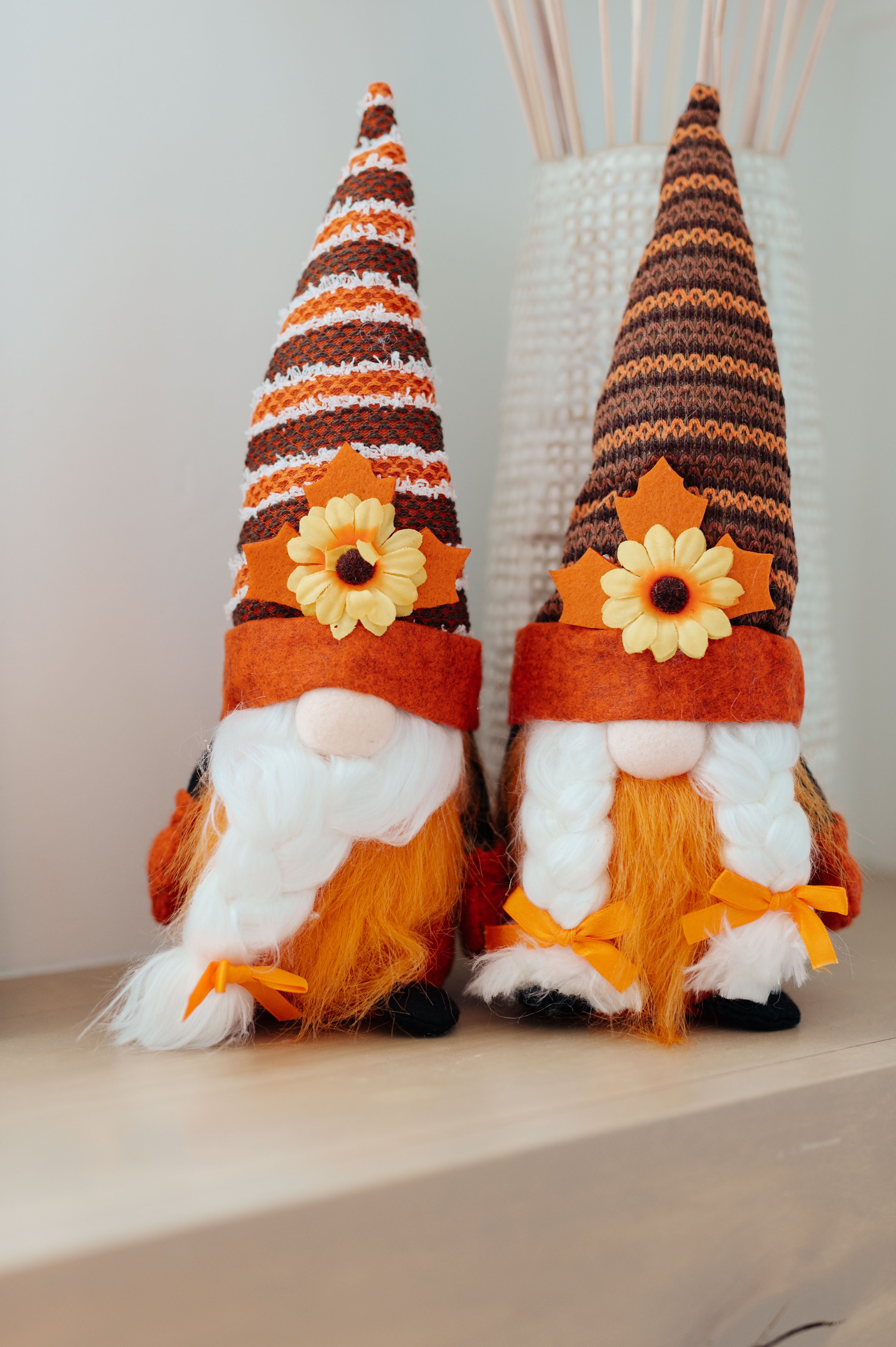 Fall Flowers Gnomes Set of 2 Ave Shops