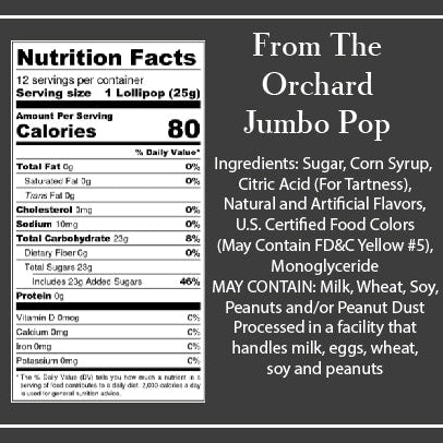 From The Orchard Jumbo Pop Assortment Ave Shops