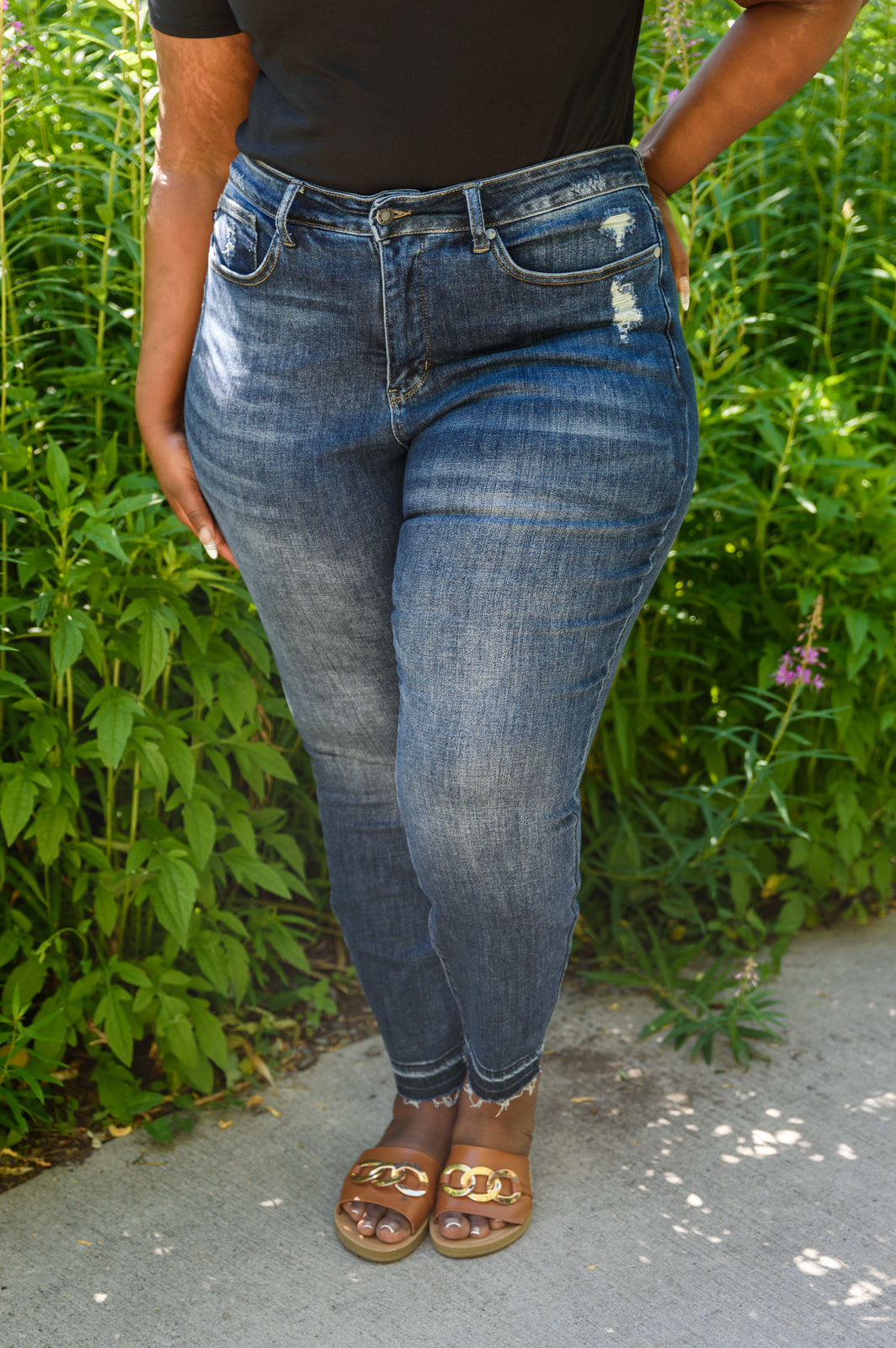 Lily Hi-Waisted Tummy Control Jeans Ave Shops
