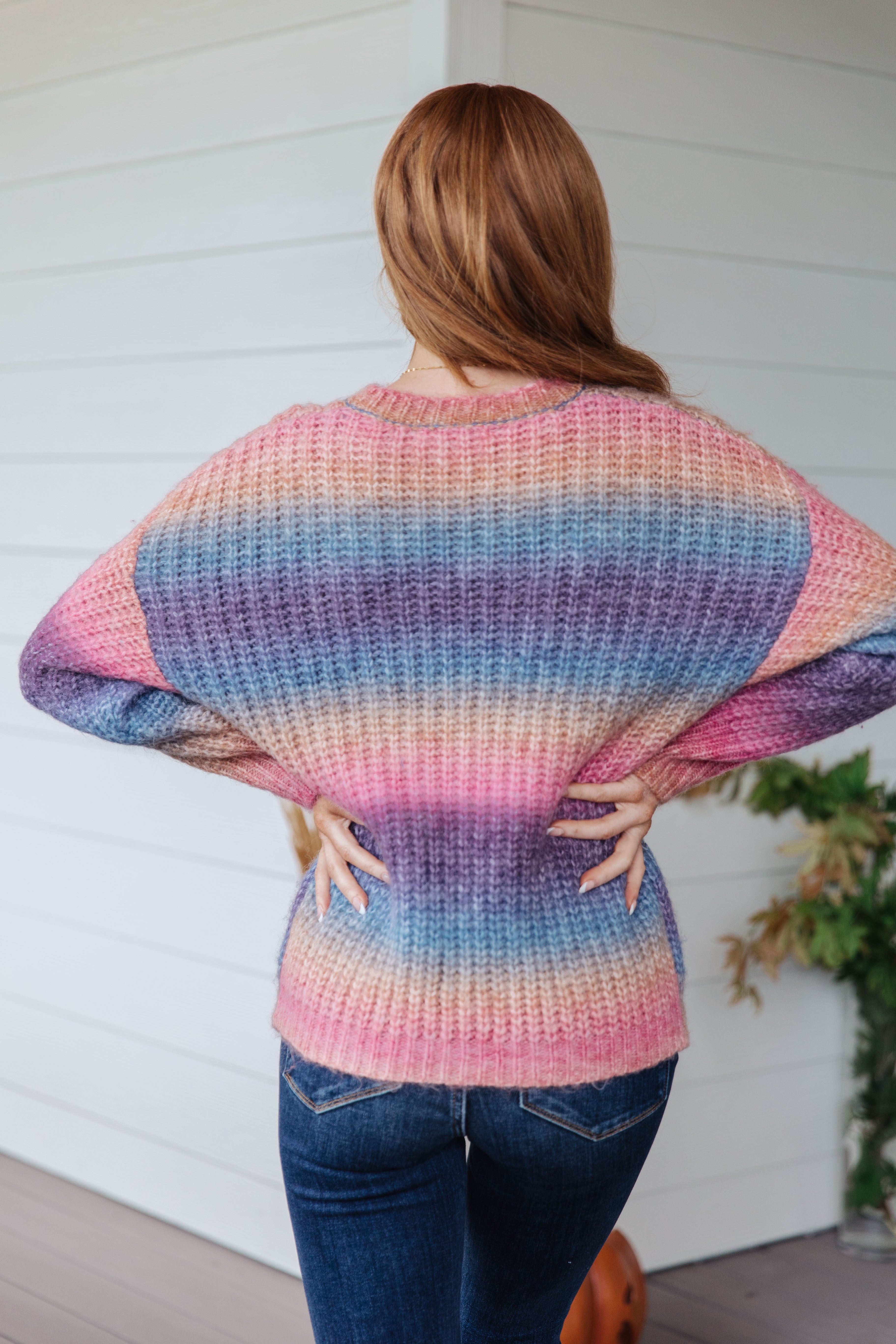 Make Your Own Kind of Music Rainbow Sweater Ave Shops
