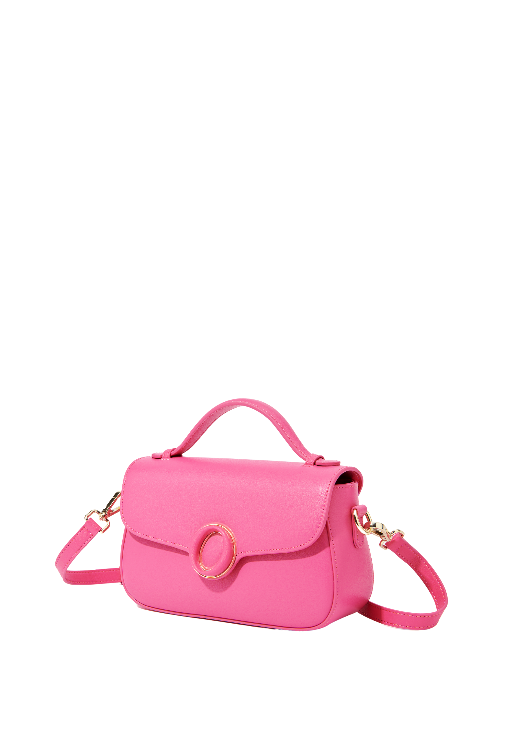 Makoto Leather Bag, Pink Bob Oré