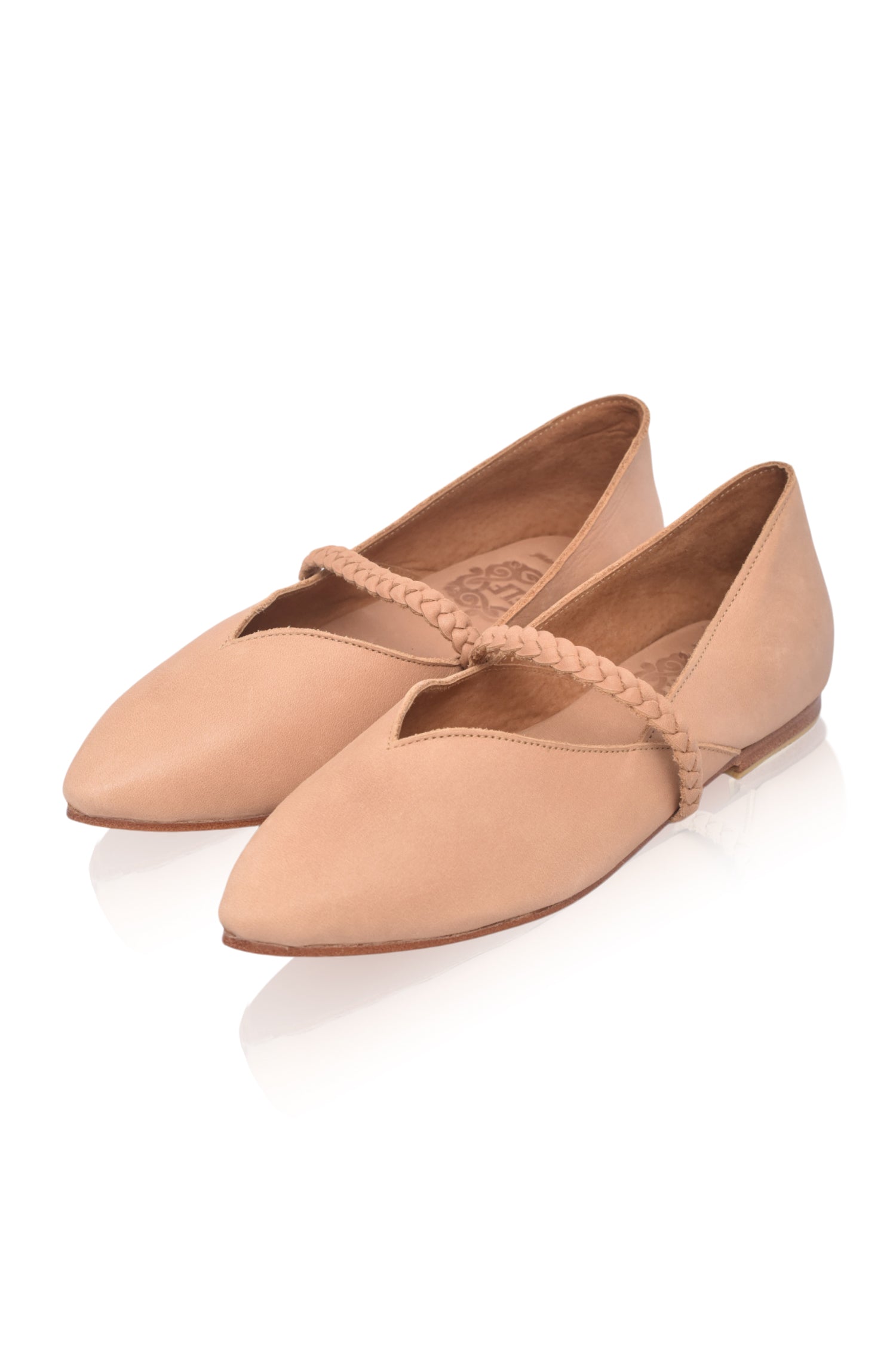 New Love Leather Ballet Flats (Sz.  6 - 9) ELF