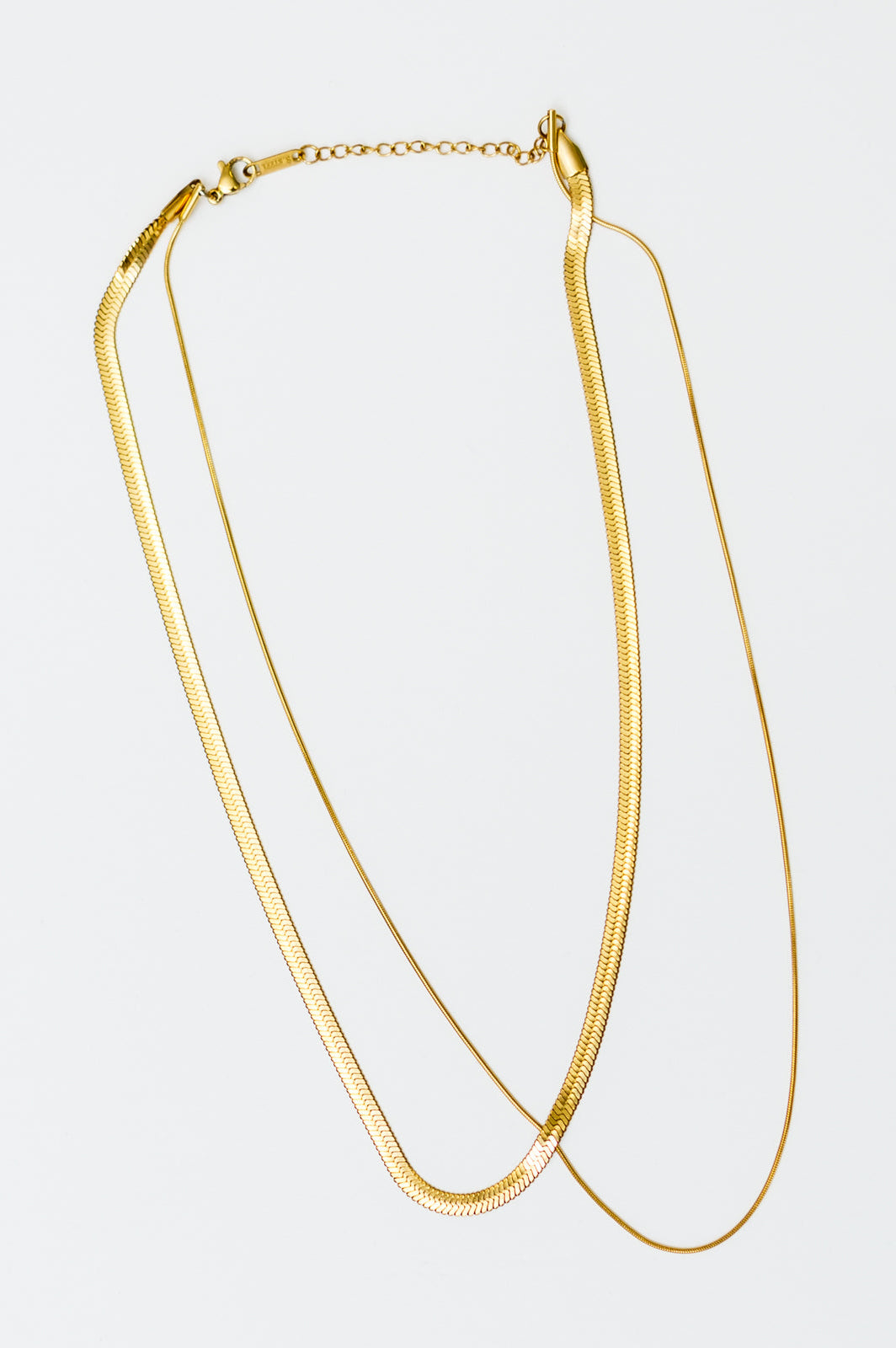 Noontide Double Chain Necklace Ave Shops