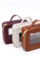 PU Leather Travel Cosmetic Case in Camel Ave Shops