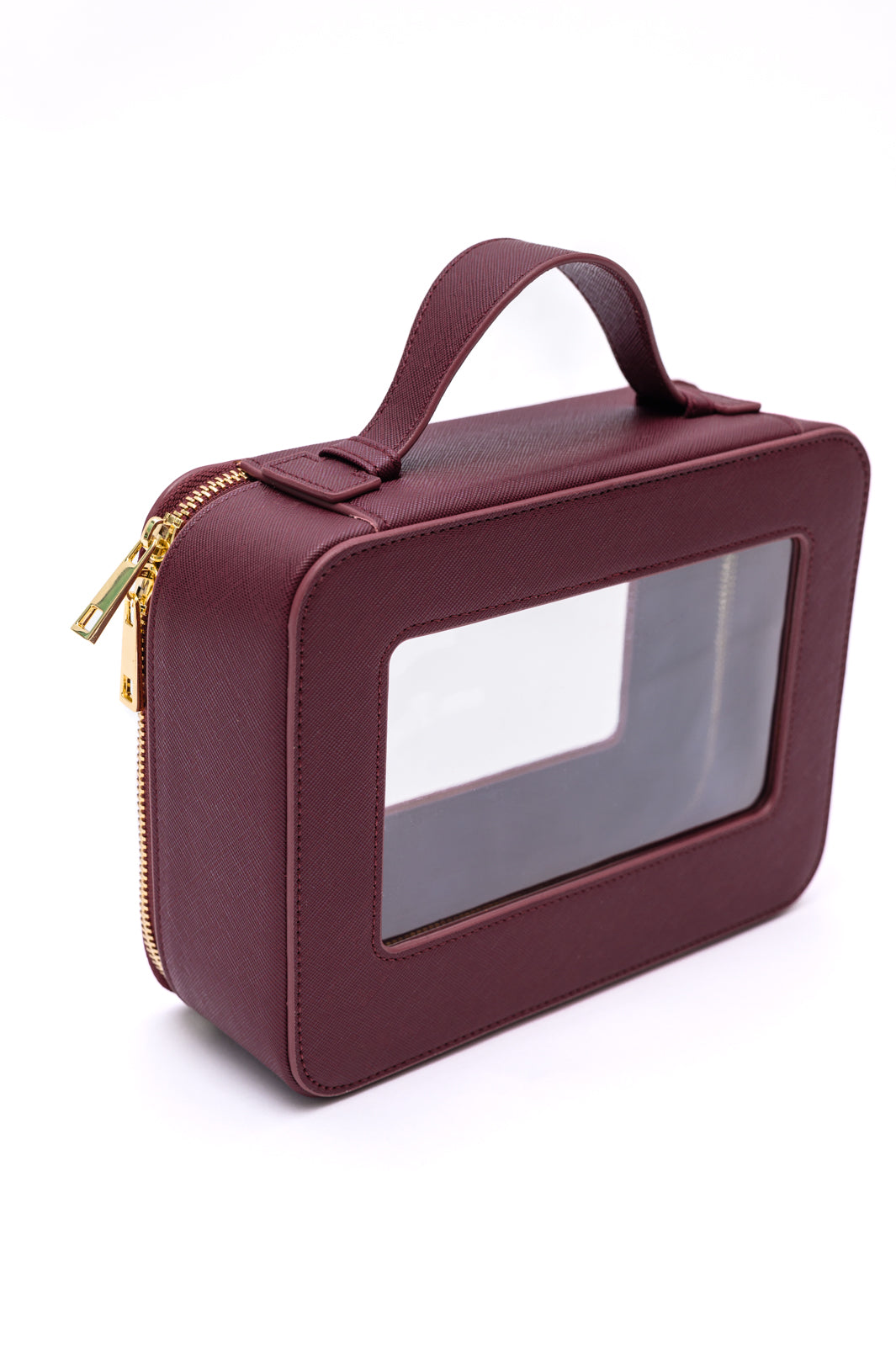 PU Leather Travel Cosmetic Case in Wine Ave Shops
