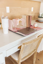 Say No More Luxury desk pad in Pink Marble Ave Shops