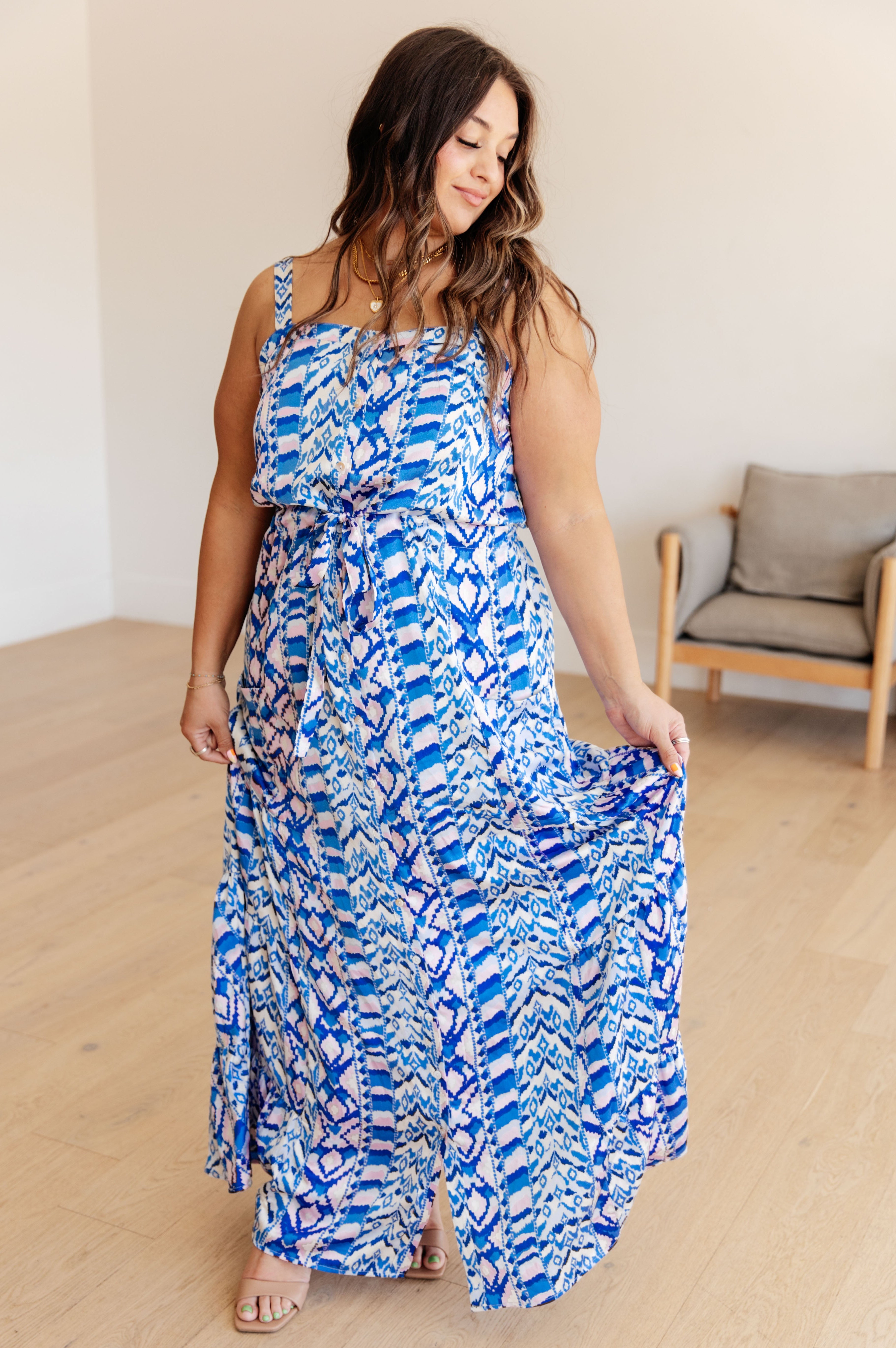 Seas The Day Maxi Dress Ave Shops