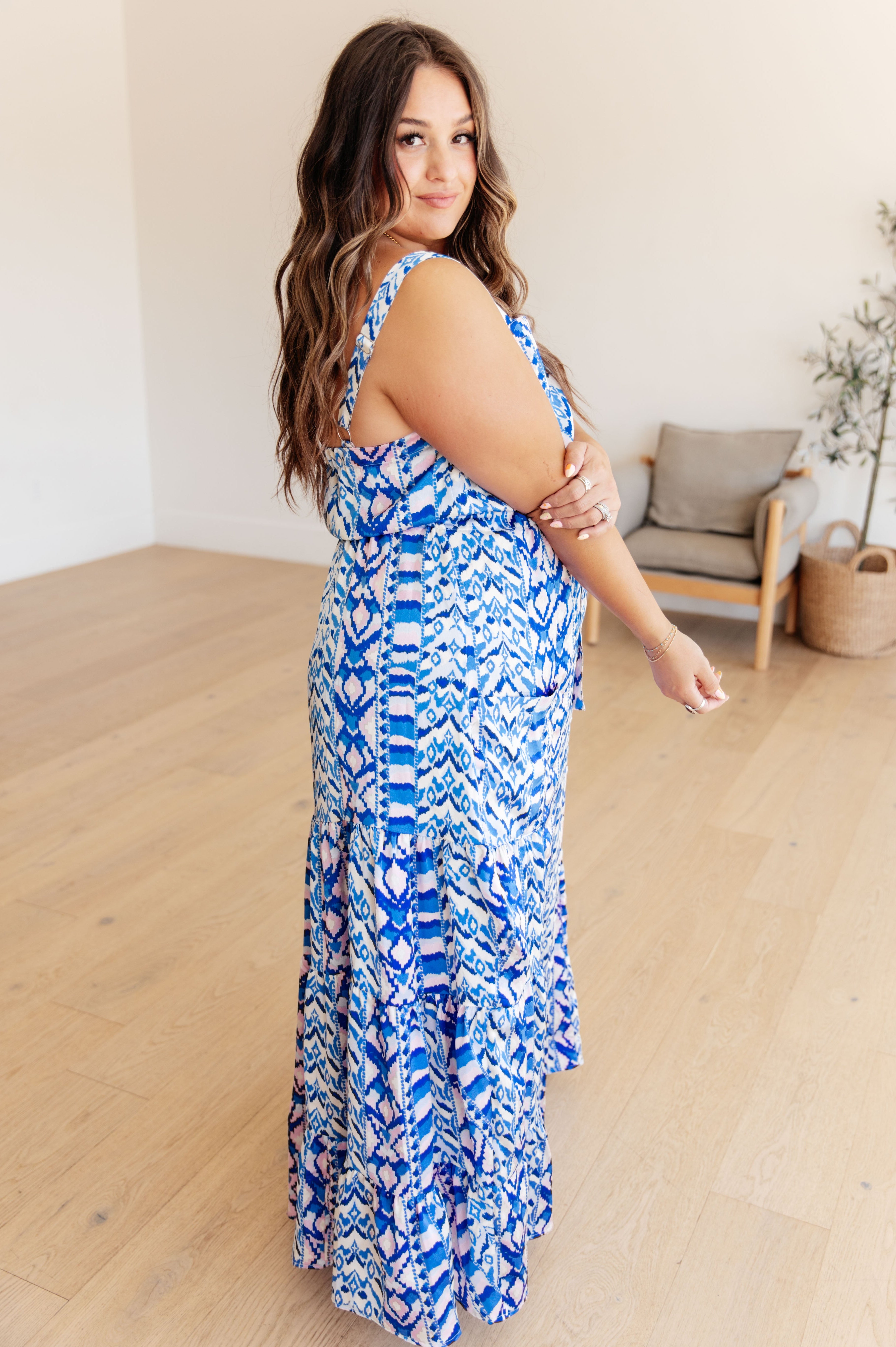 Seas The Day Maxi Dress Ave Shops