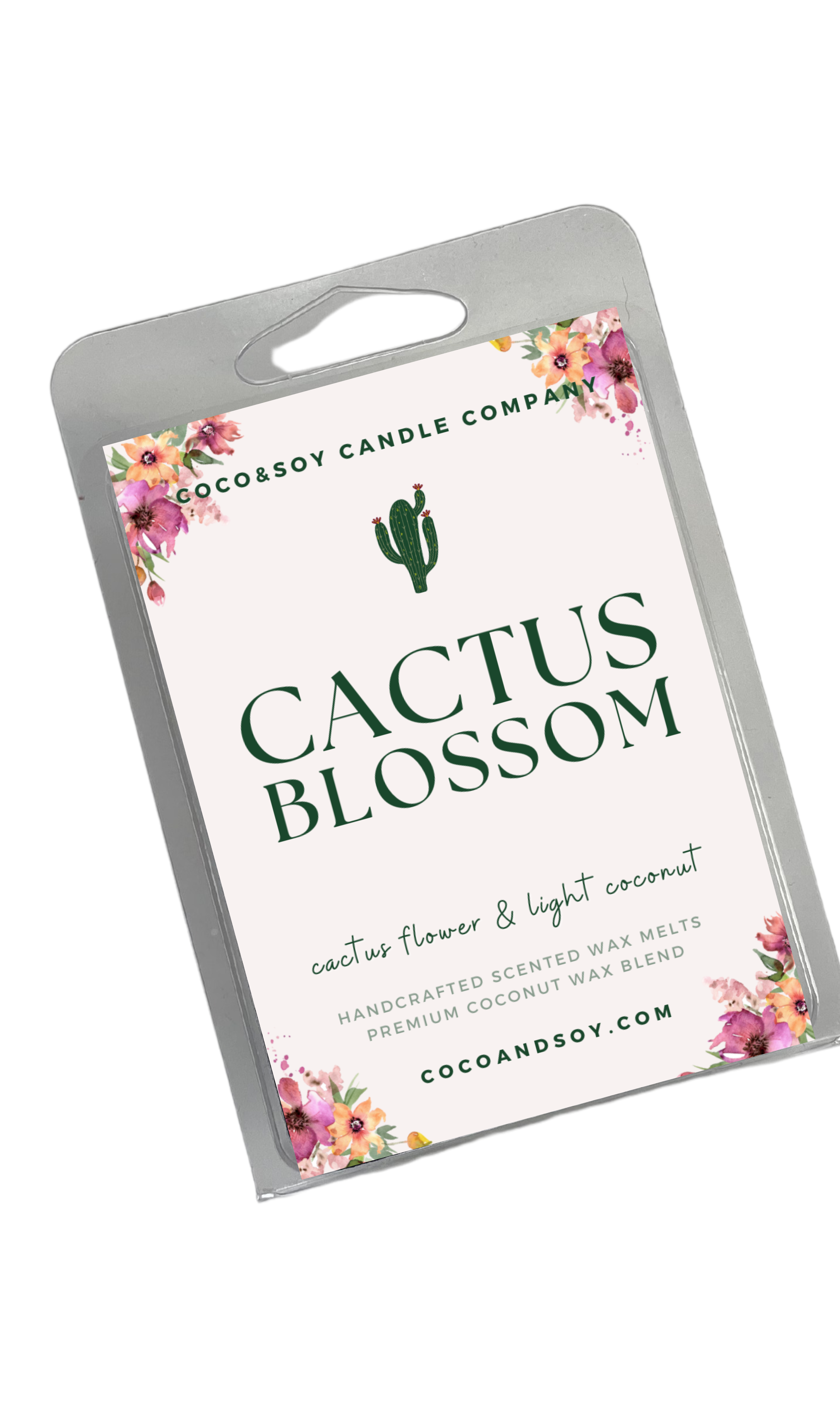 Cactus Blossom Wax Melts & Candles CocoandSoy Candle Company