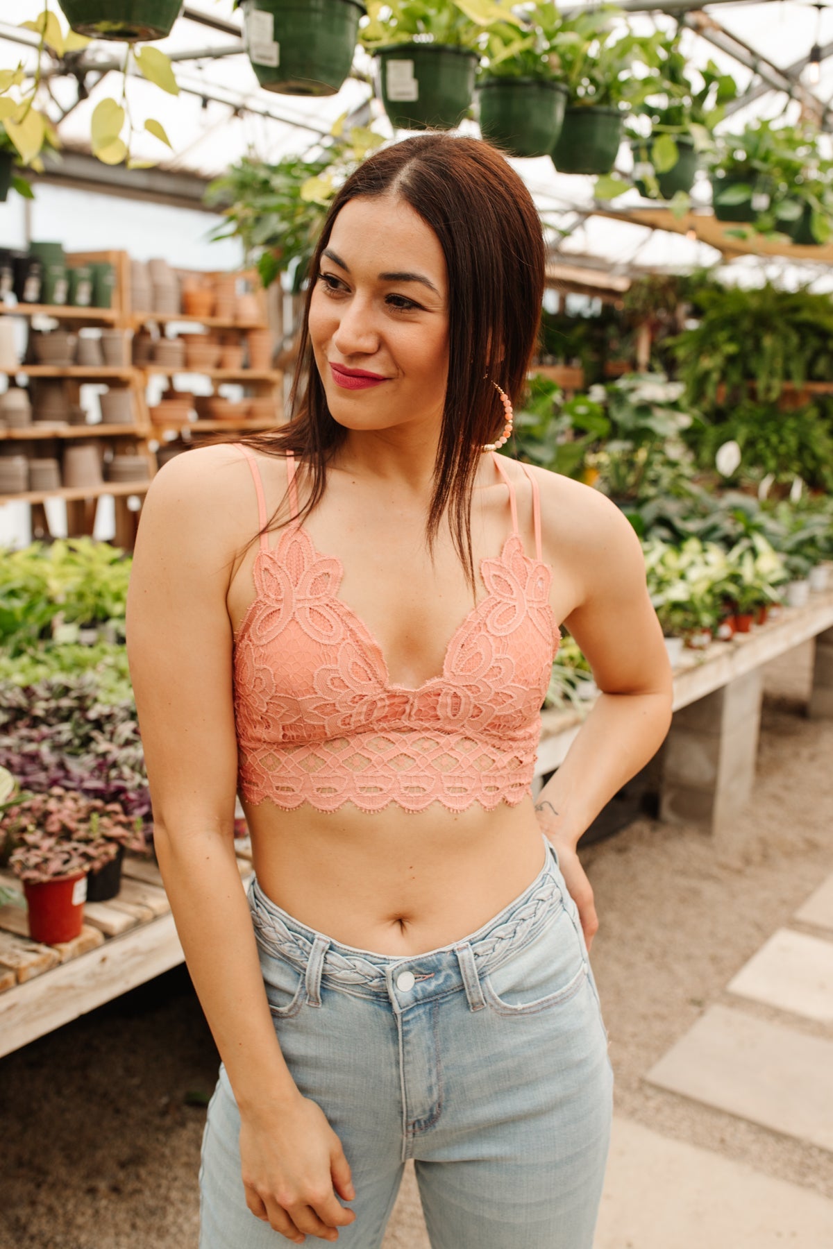 So This is Love Bralette in Coral Haze Ave Shops