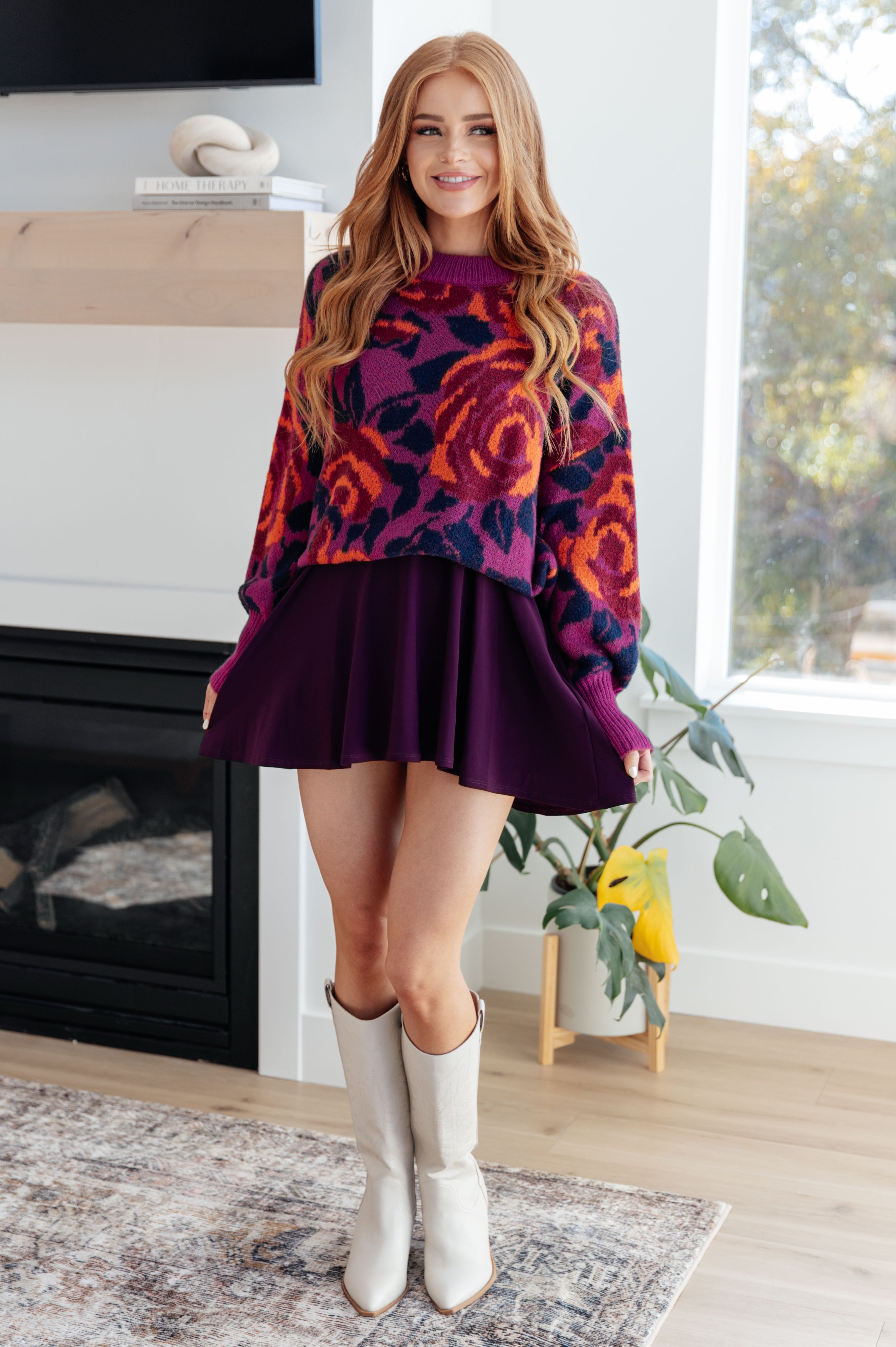 Rosie Posey Floral Sweater Ave Shops