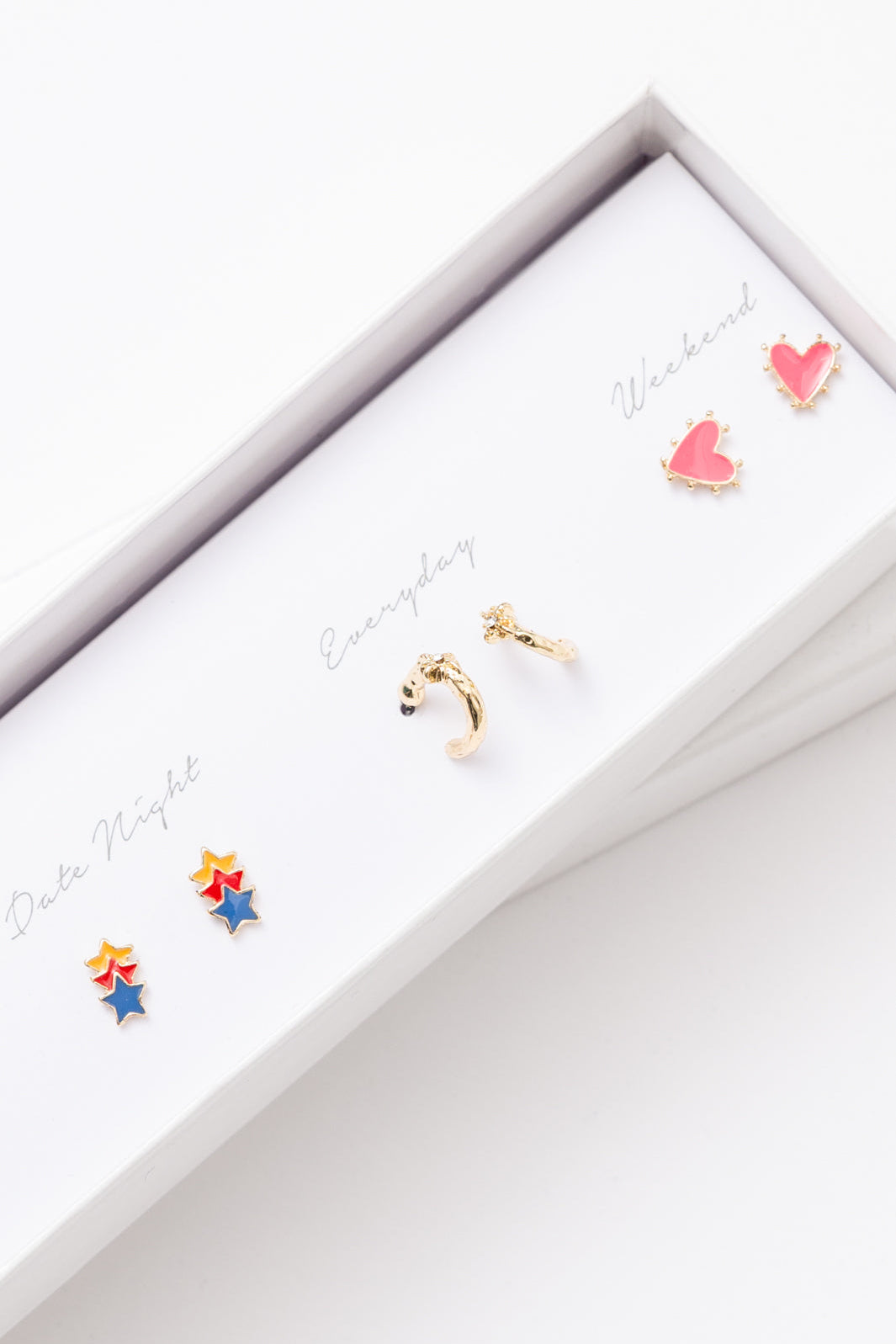 Sunny State Of Mind Box Earring Set Ave Shops