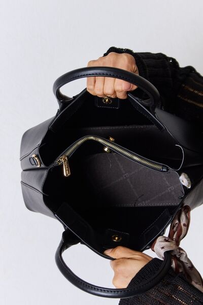 David Jones PU Leather Handbag Trendsi
