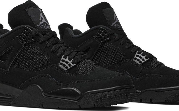 Air Jordan 4 Retro Black Cat (2020) Sneakers for Men GENUINE AUTHENTIC BRAND LLC