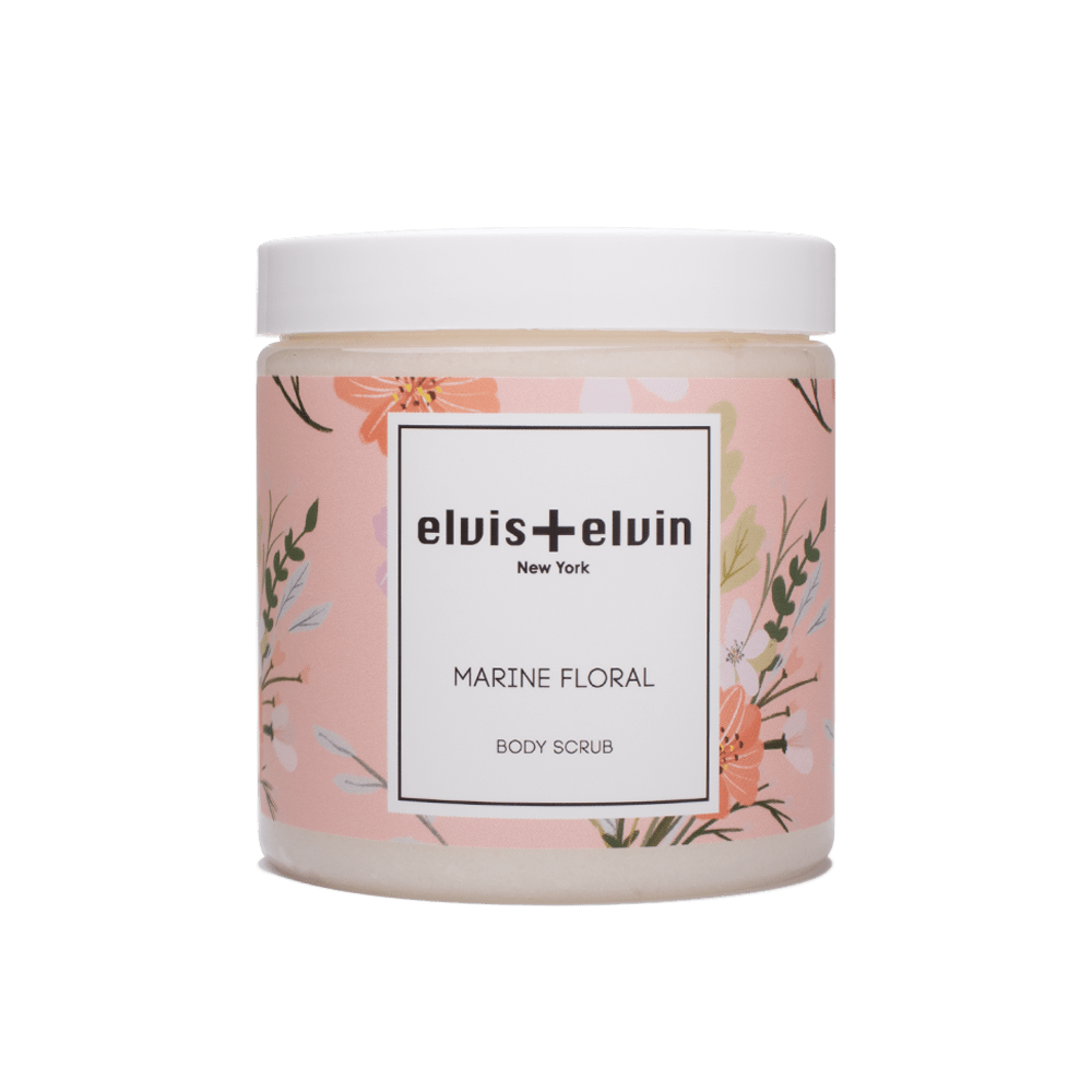 elvis+elvin Marine Floral Body Scrub with Dead Sea Salt 300ml elvis+elvin