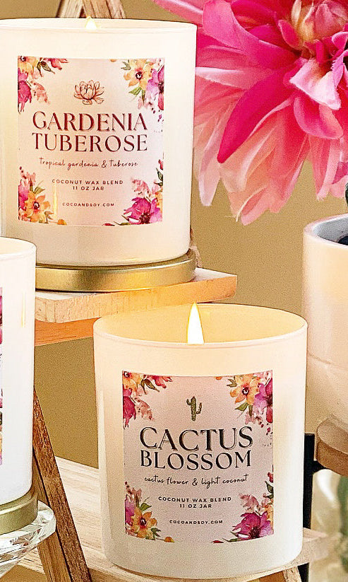 Cactus Blossom Wax Melts & Candles CocoandSoy Candle Company