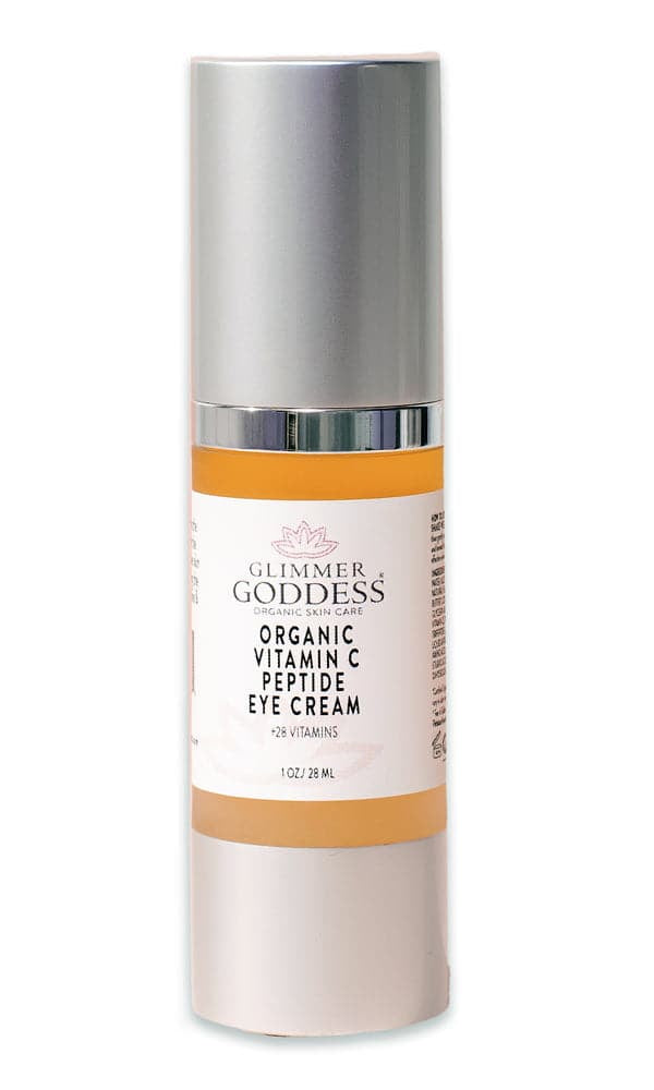 Let's Get Glowing! Organic Vitamin C Serum + Vitamin C Eye Cream Glimmer Goddess® Organic Skin Care