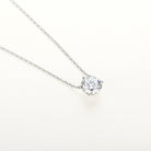 14K Gold Chain Necklace with GRA-Certified Moissanite Lavishe Jewelry