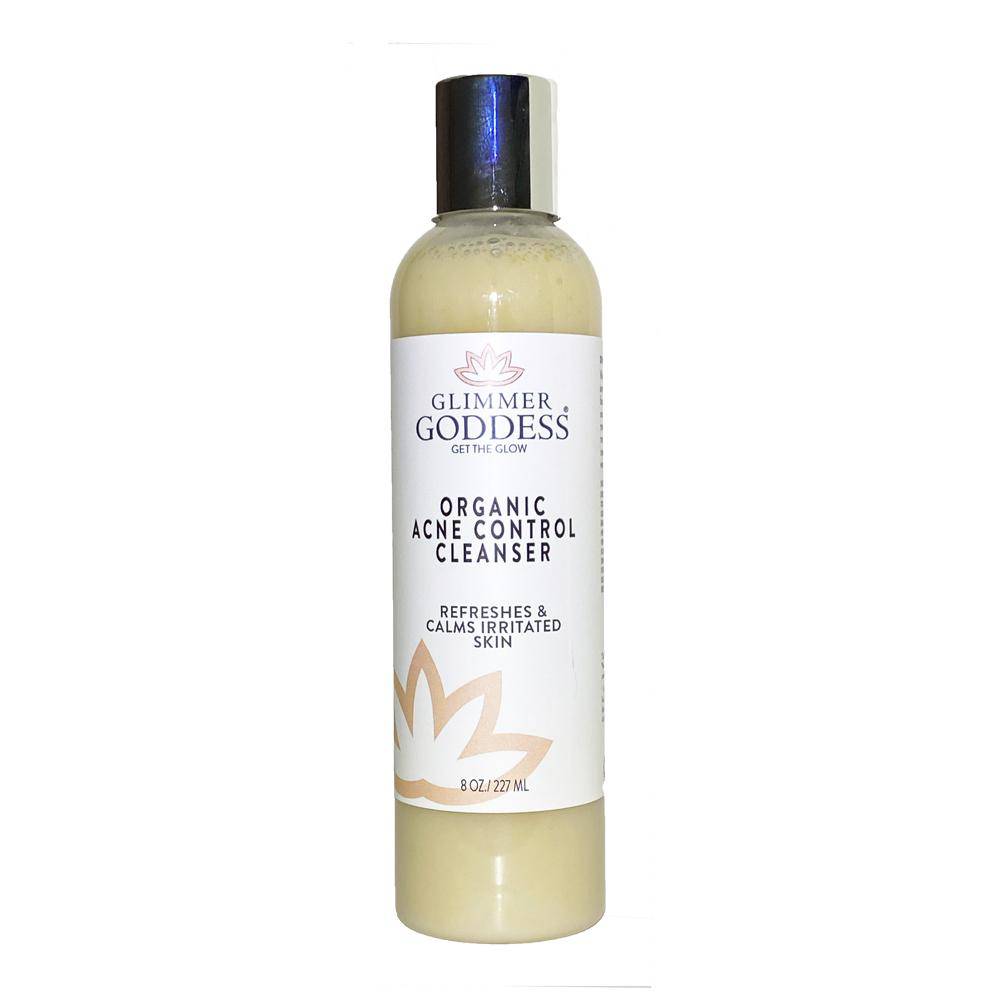 Organic Acne Cleanser with Hemp Seed Oil Glimmer Goddess® Organic Skin Care