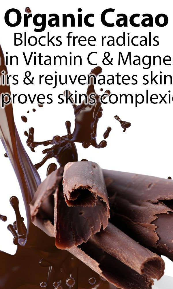 Organic Chocolate Cherry Anti-Aging Face Mask Glimmer Goddess® Organic Skin Care