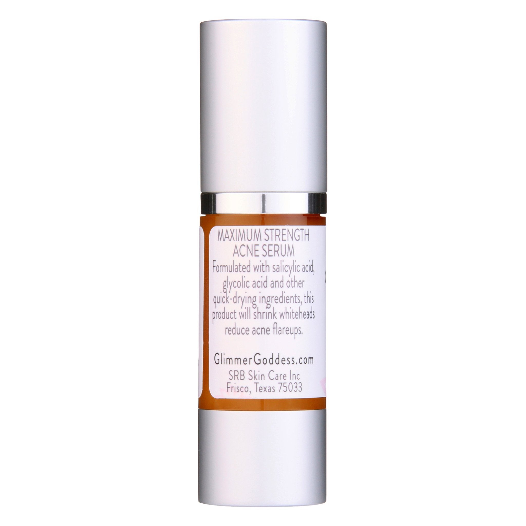Organic Clear Skin Acne Serum - Oil Regulation Serum Glimmer Goddess® Organic Skin Care