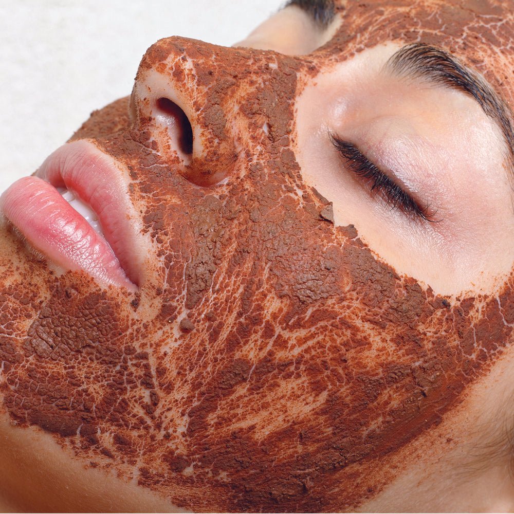 Organic Cocoa Mint Skin Tightening Face Mask Skin Brightener Glimmer Goddess® Organic Skin Care