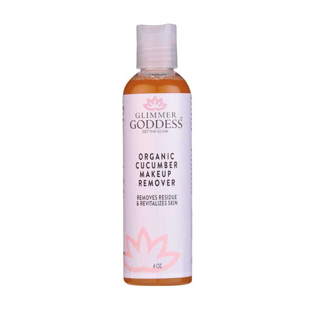 Organic Cucumber Makeup Remover - Remove Makeup with No Oily Residue Glimmer Goddess® Organic Skin Care