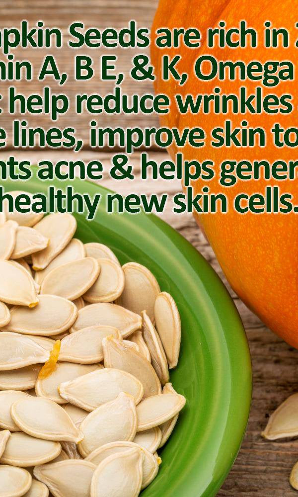 Organic Pumpkin & Flaxseed Enzyme Face Mask Glimmer Goddess® Organic Skin Care