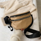 Double Zip Nylon Crossbody Bag Trendsi