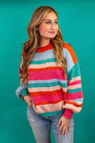 Izzy Striped Sweater Bliss Dropship