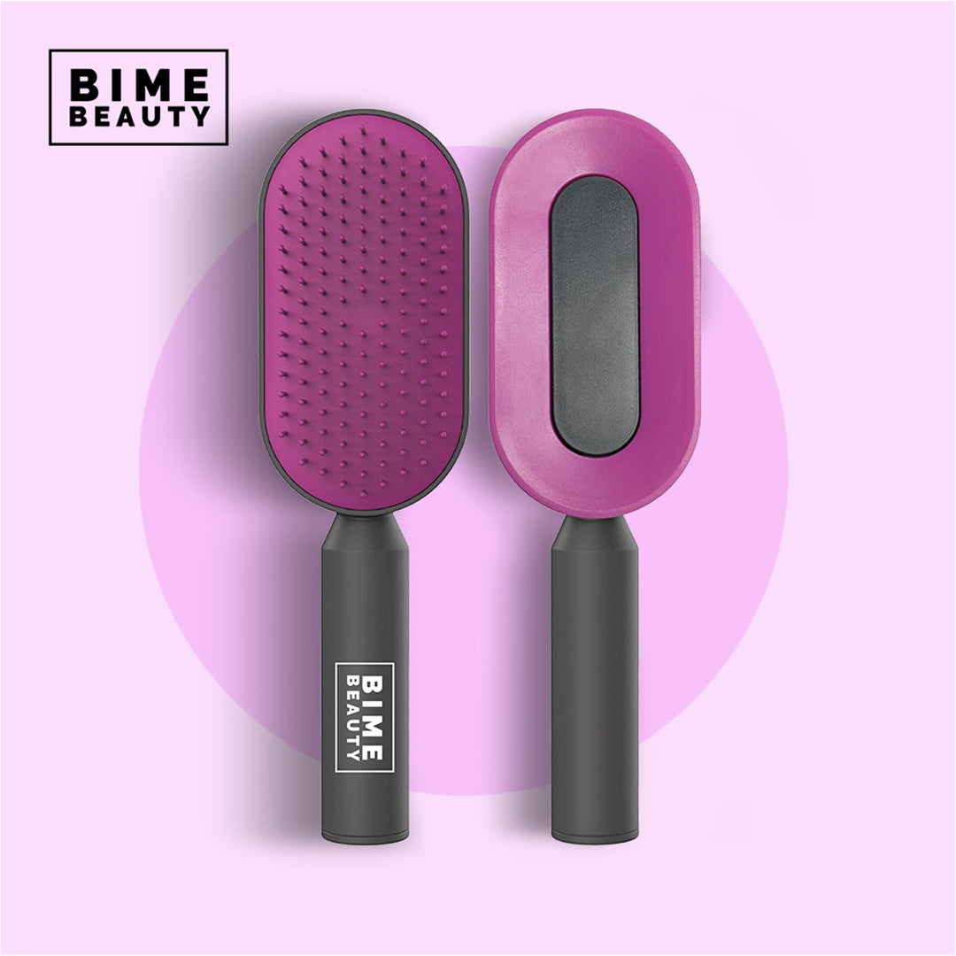 Self-Cleaning Hair Brush BimeBeauty