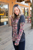 Flower Gazing Long Sleeve Top Boutique Simplified