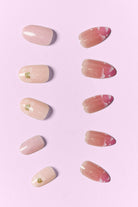 Press On Nails - 2 Set Bundle Pack of 48 Nails SO PINK BEAUTY