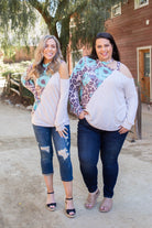 Naturally Divided Long Sleeve Top Boutique Simplified