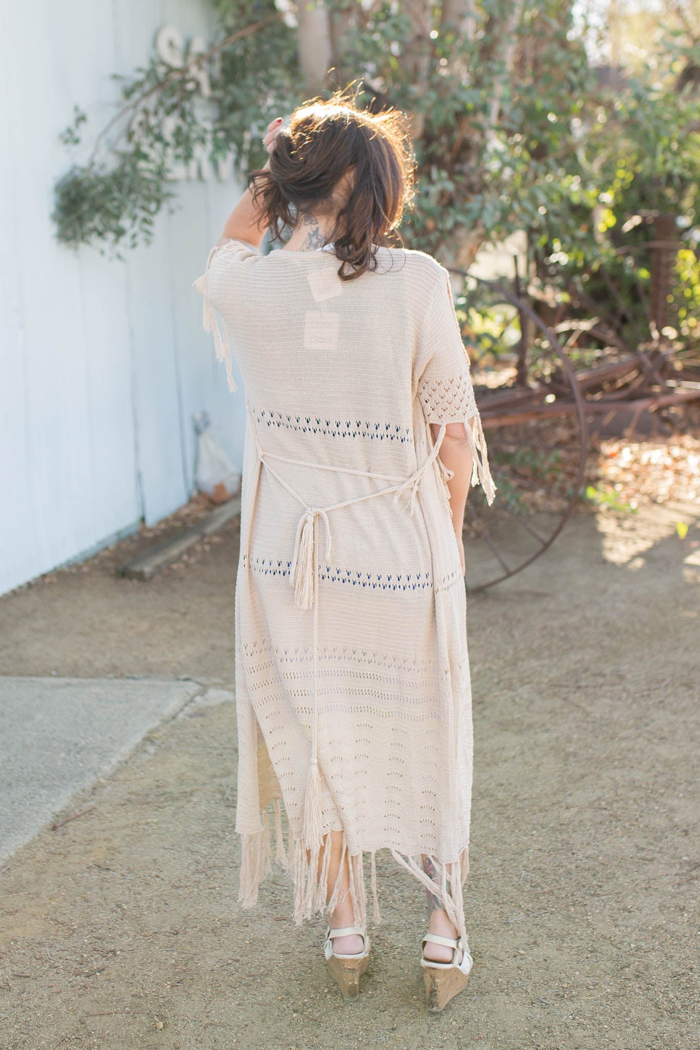 On the Fringe Duster Cardigan Boutique Simplified