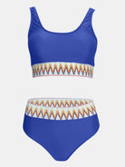 Scoop Neck Wide Strap Two-Piece Swim Set Casual Chic Boutique