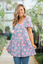 Floral Belle Tiered Swing Dress Boutique Simplified