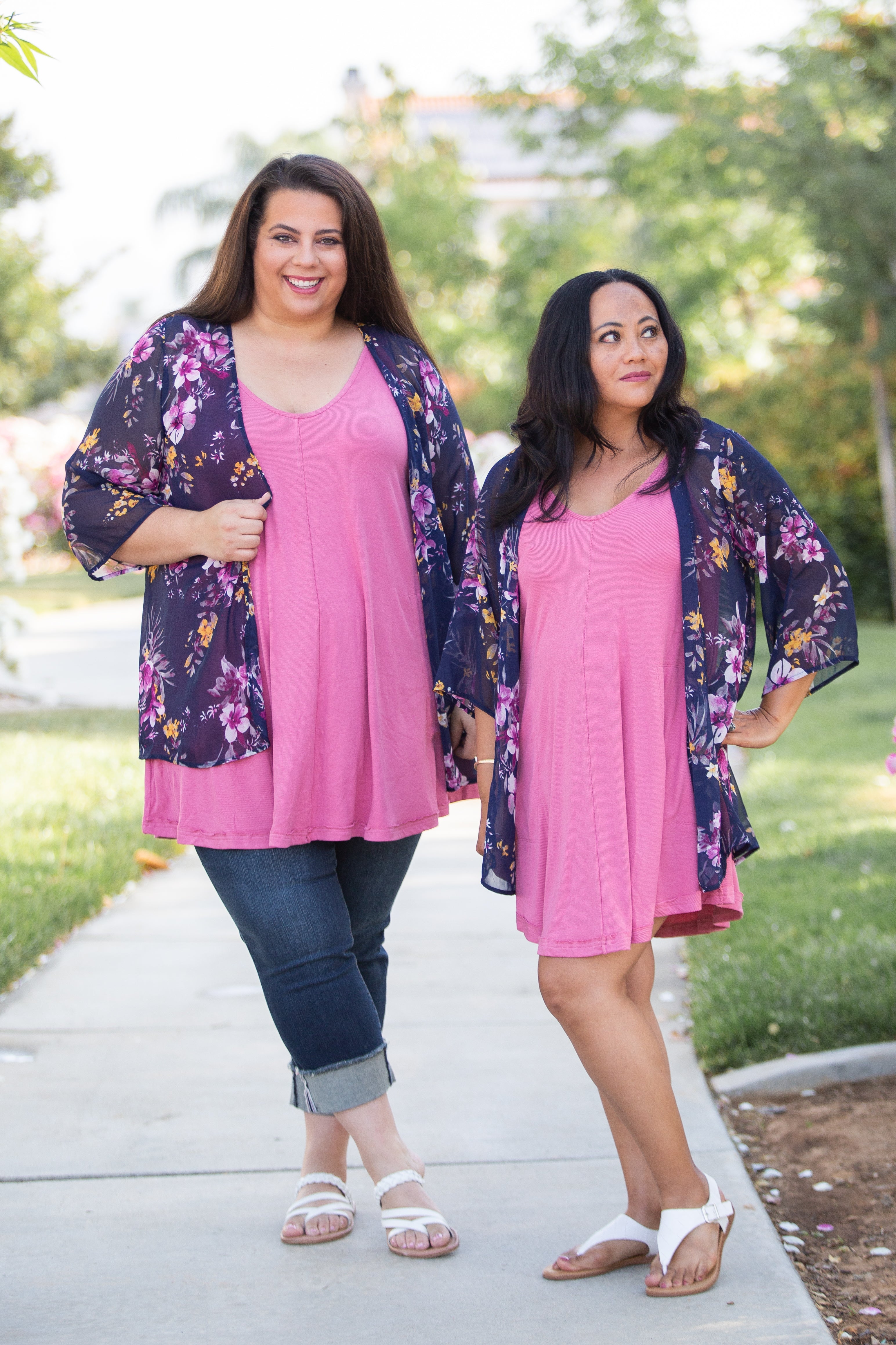 Midnight Floral Kimono Boutique Simplified