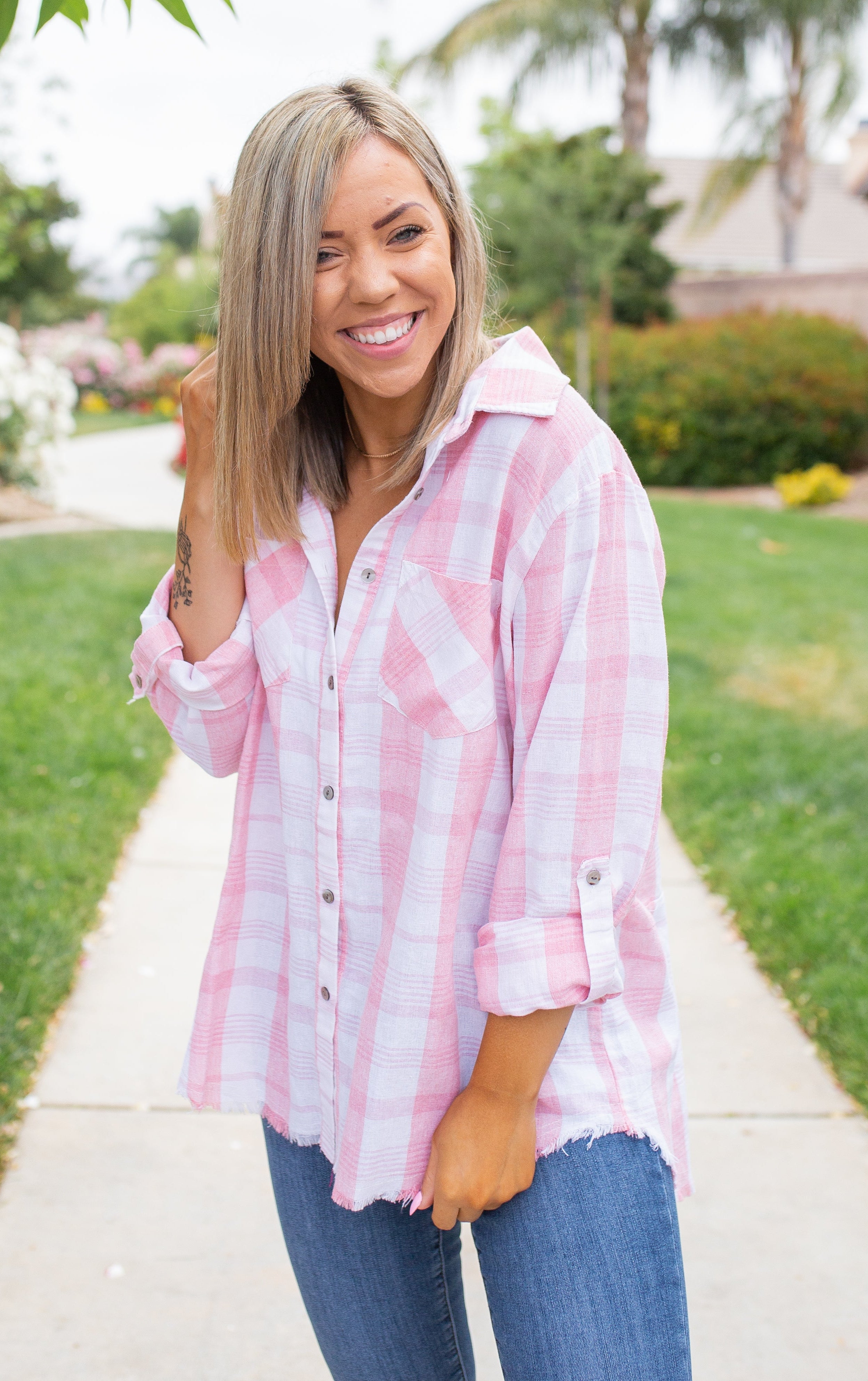 Country Fair Plaid Button Down Boutique Simplified