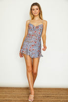 Floral Cami Mini Dress One and Only Collective Inc