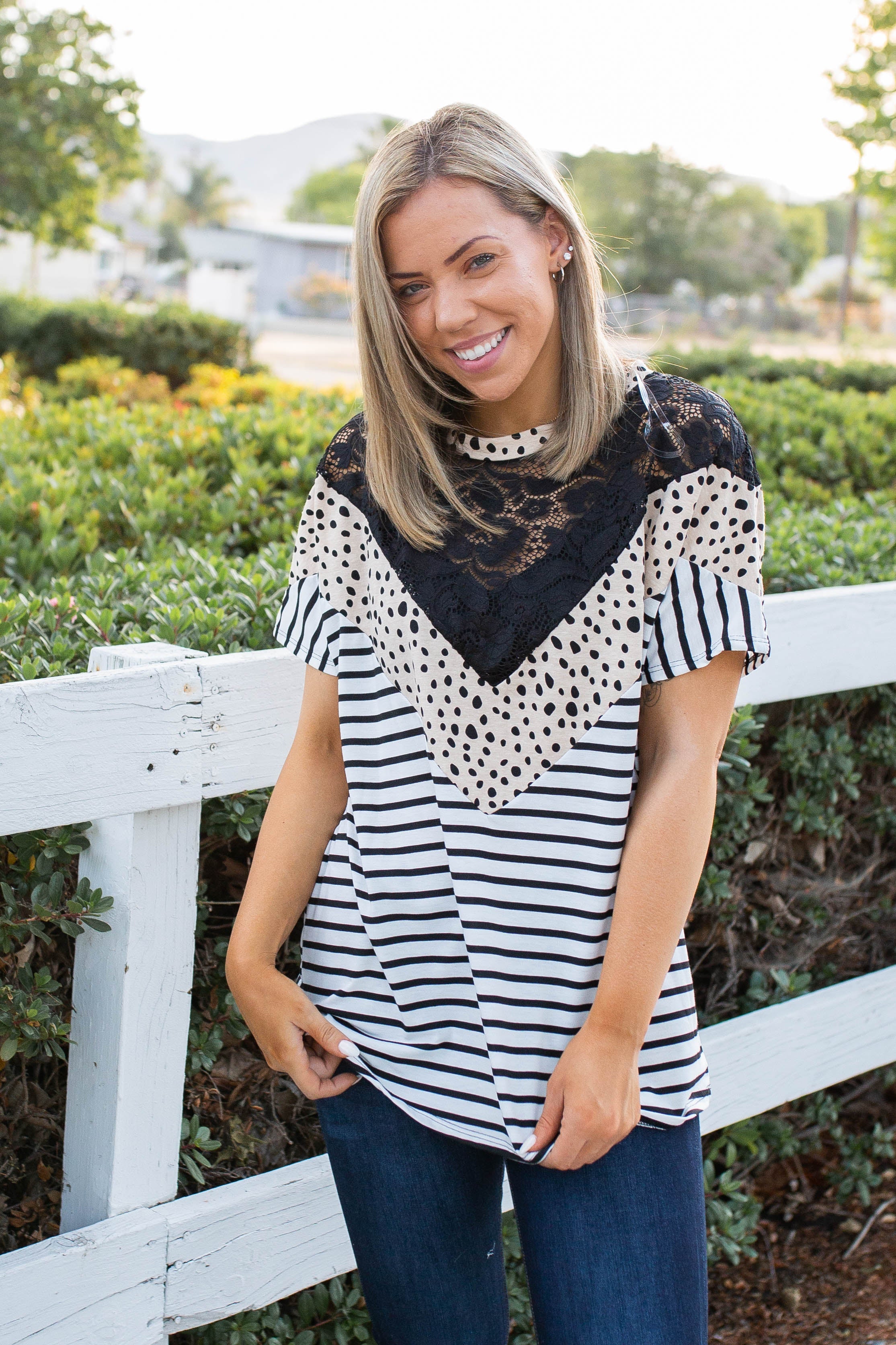 So Many Reasons Short Sleeve Top Boutique Simplified