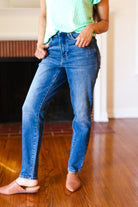 Everyday Dark Denim Slim Fit High Rise Jeans Judy Blue