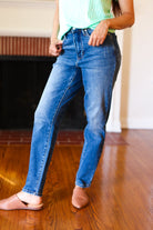 Everyday Dark Denim Slim Fit High Rise Jeans Judy Blue