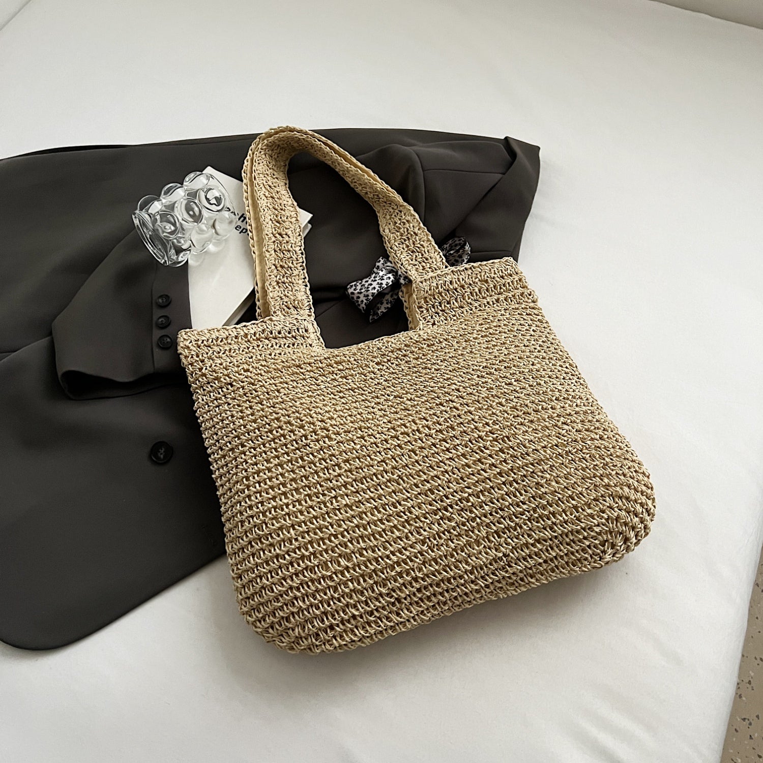 Straw Woven Tote Bag Trendsi